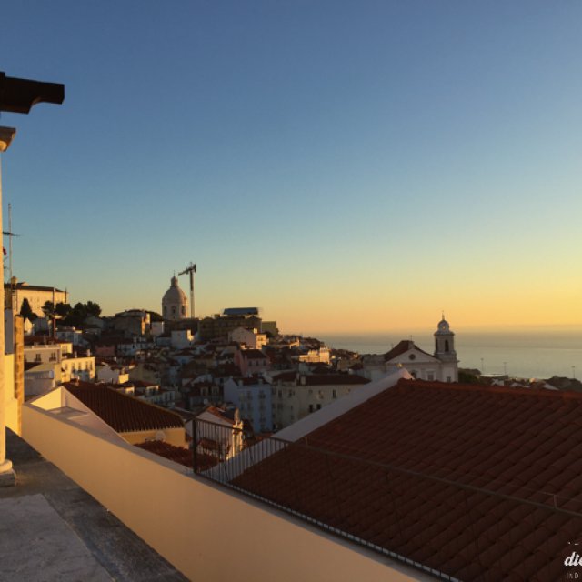 Sonnenuntergang in Lissabon
