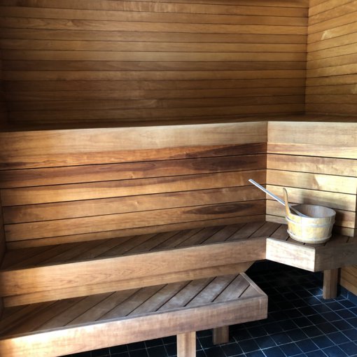 Sauna im Ferienhaus