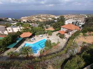 Ferienhaus Apollo mit Pool & Tennisplatz - Kreta