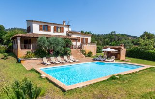 Ferienhaus Hostalet mit Pool und Aussicht - Mallorca