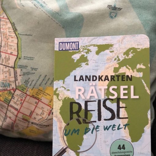 Landkarten Rätselreise um die Welt