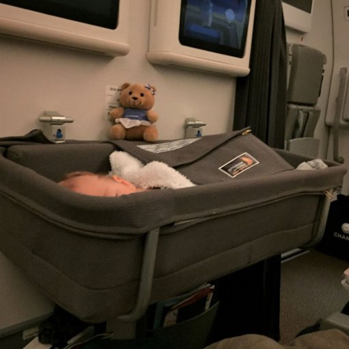 Babybettchen Singapore Airlines