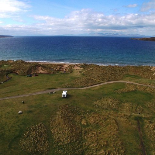 Campen in den schottischen Highlands