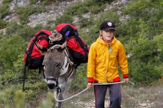 Italien mit Kindern - Eselwanderung