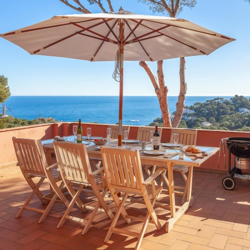 Terrasse mit Meerblick