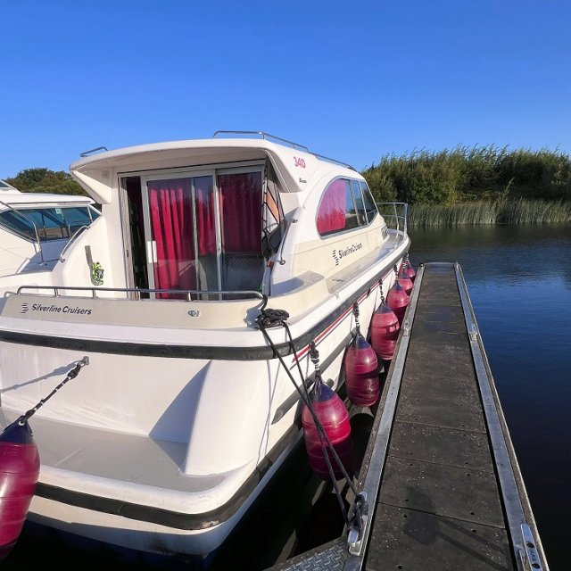 Hausboot von Außen