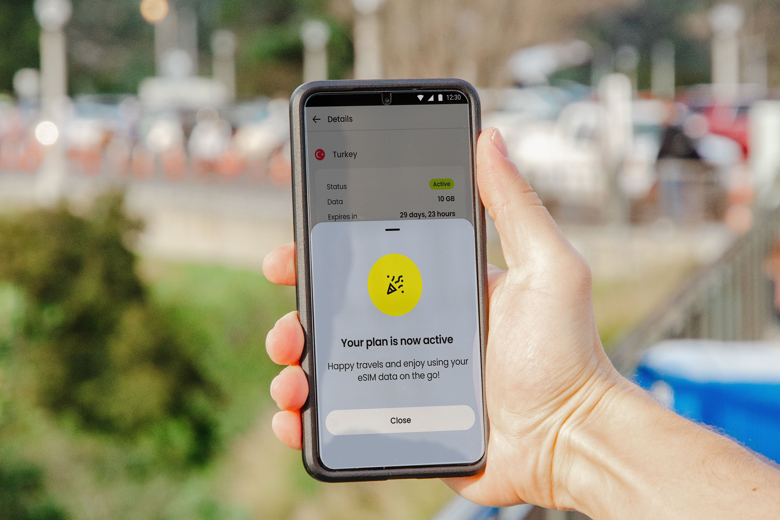 Direkt nach der Landung online – ohne Stress?